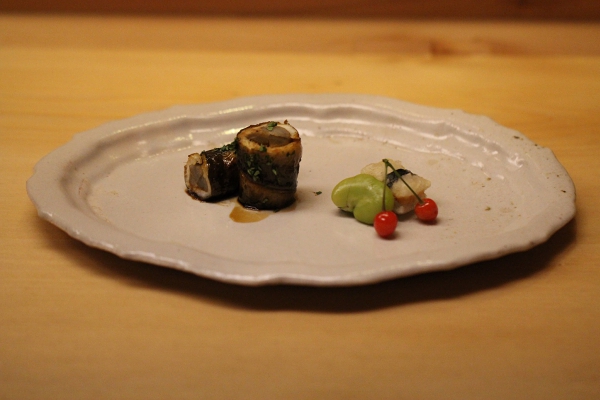 大前悟/白磁リム皿