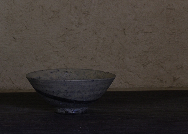 鬼ヶ島粉引茶碗　大前悟