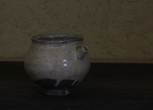 鬼ヶ島粉引茶碗　大前悟