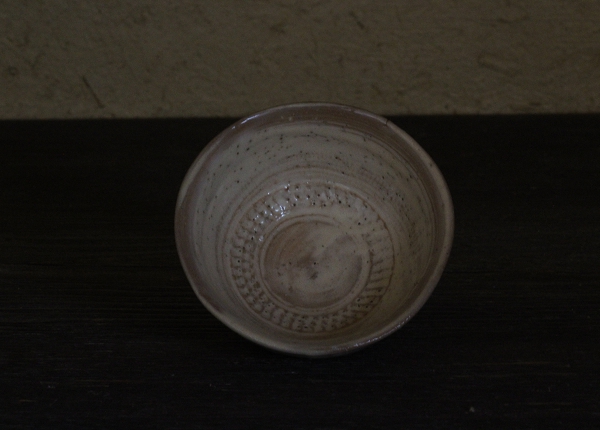 鬼ヶ島粉引茶碗　大前悟